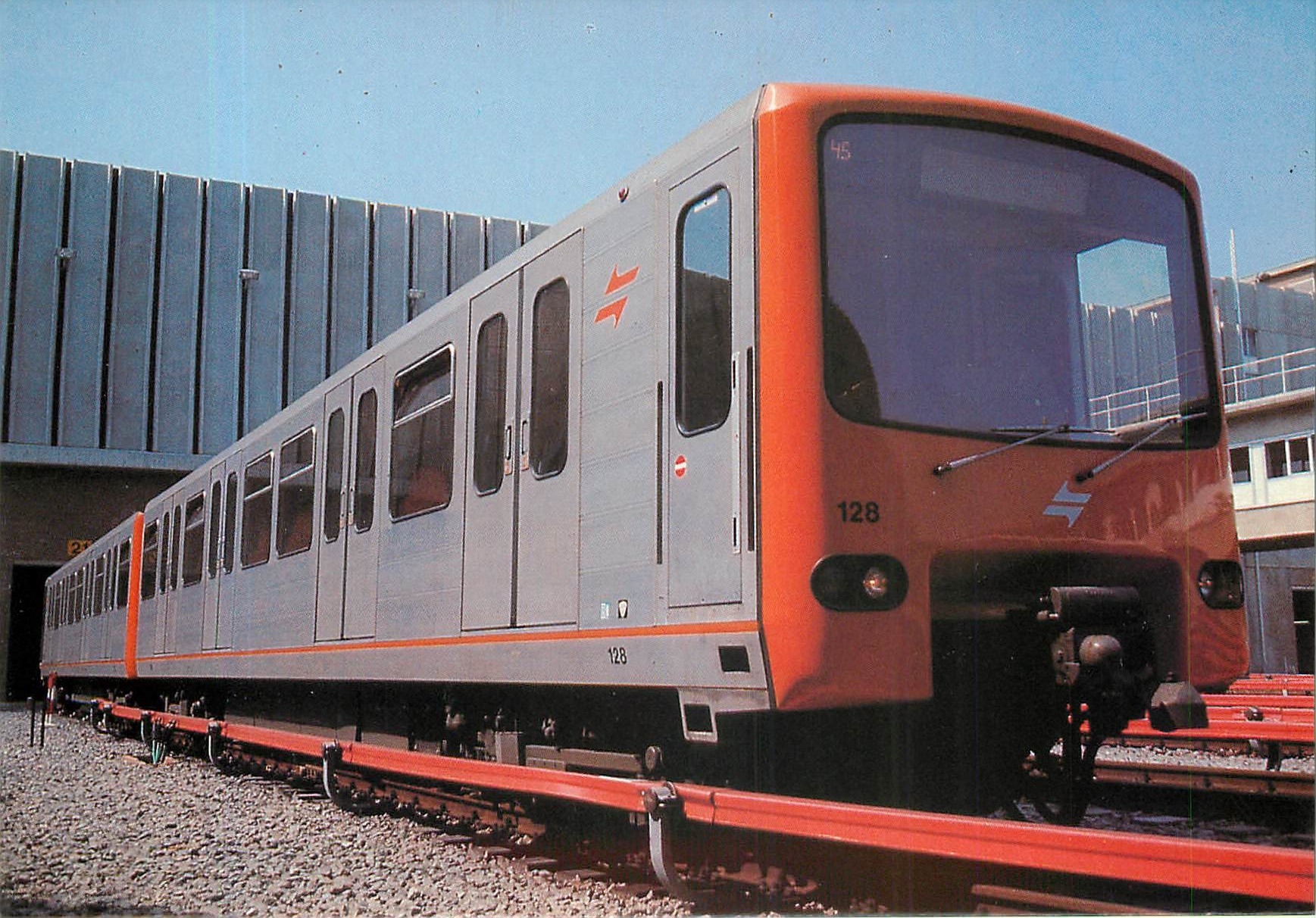 CPM Bruxelles Rame Metro