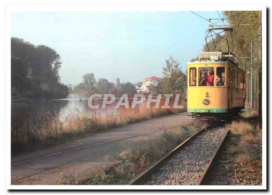 CPM Tramways de Neuchatel Suisse Motrice 74 de 1921