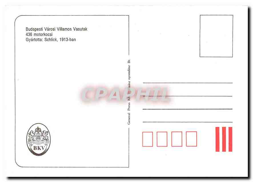 CPM Budapesti  — Rückseite