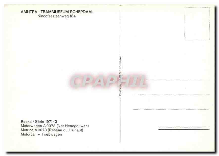 CPM Amutra Transmuseum Schepdaal  — Back