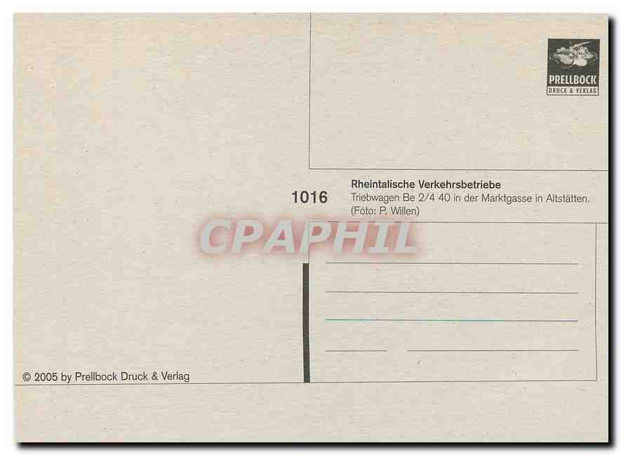 CPM Rheintalische Verkehrsbetriebe  — Rückseite