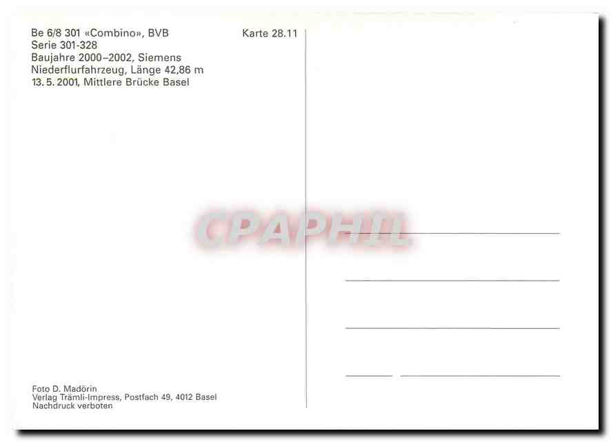 CPM Combino Siemens — Rückseite