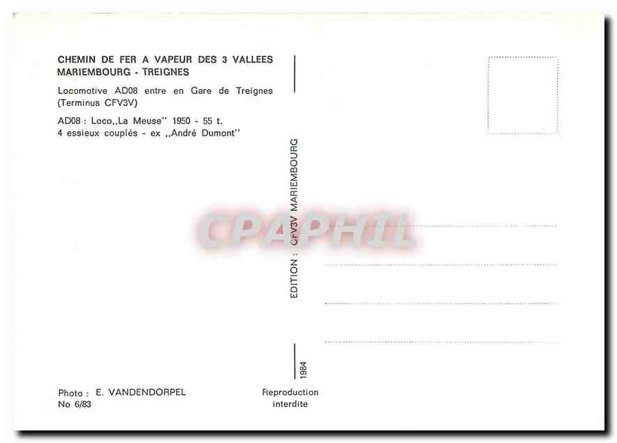 CPM Mariembourg Treignes  — Rückseite