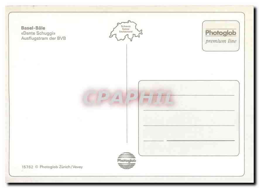 CPM Basel Bale Dante Schuggi  — Verso