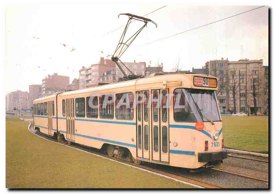 CPM Brussel PCC Tramcar