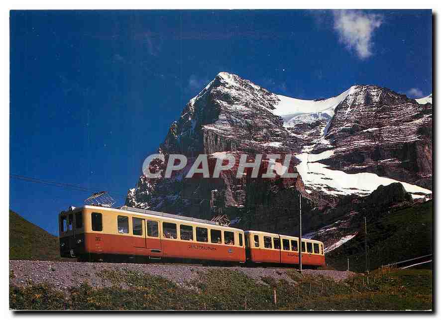 CPM Jungfraubahn mit Eiger 
