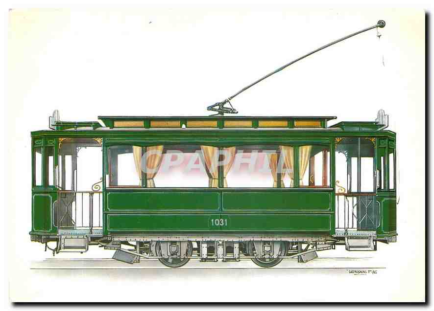 CPM Voiture motrice Tramways bruxellois