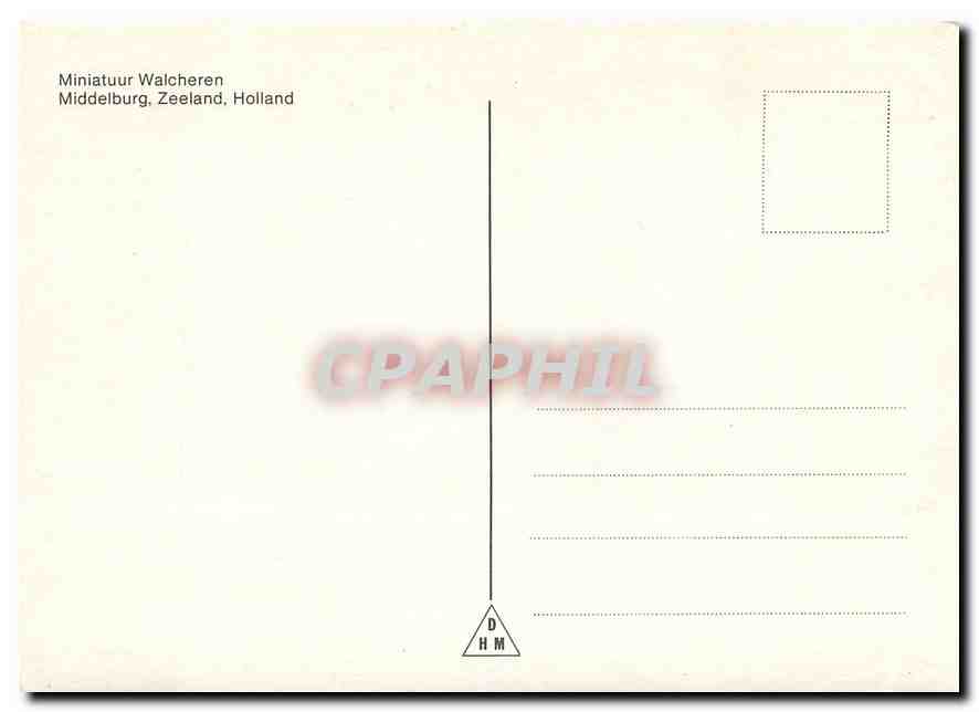 CPM Middelburg Zeeland Holland  — Verso