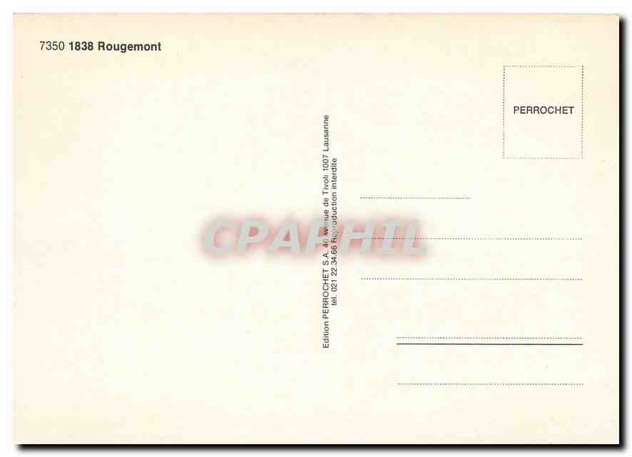 CPM Rougemont  — Rückseite