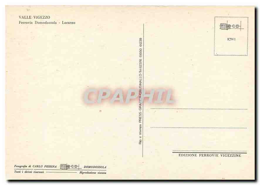CPM Valle Vigezzo  — Verso
