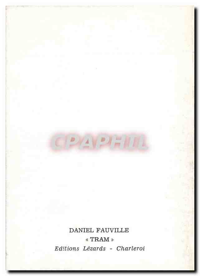 CPM Daniel Fauville Tram  — Rückseite