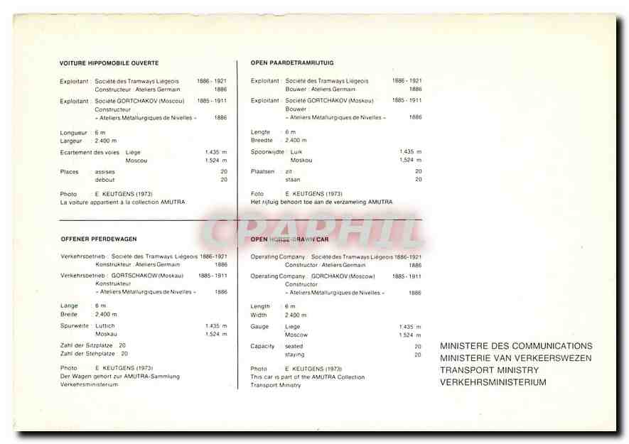 CPM Transport Ministry  — Verso