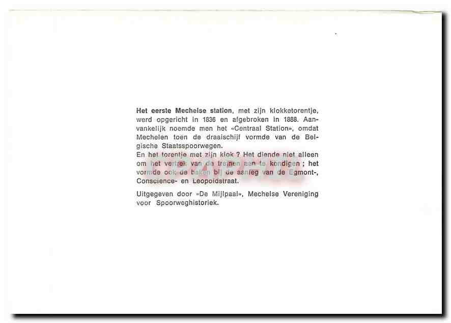 CPM De Mijipaal  — Rückseite