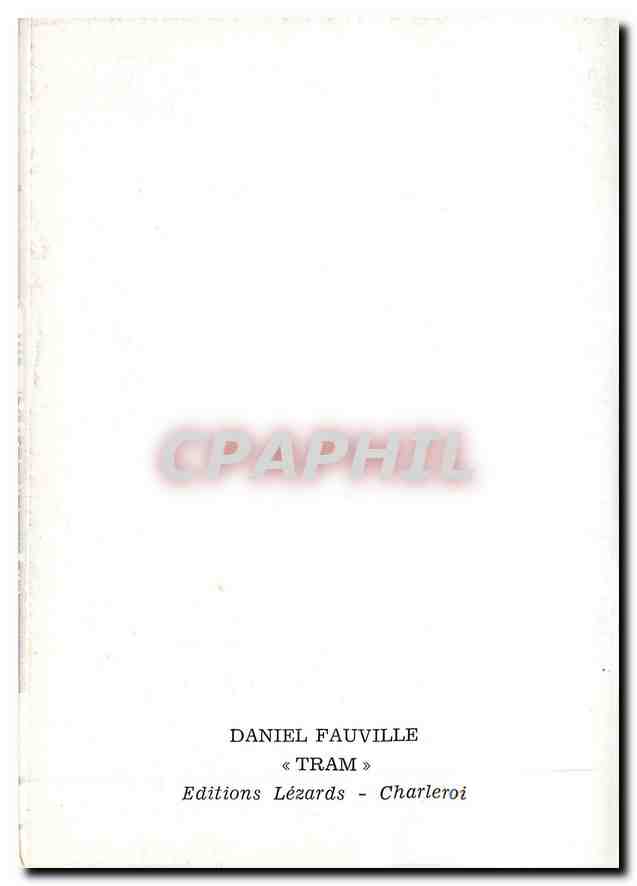 CPM Daniel Fauville Tram  — Rückseite