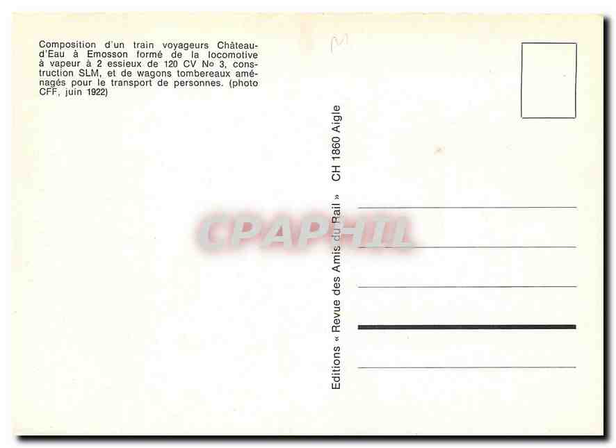 CPM Aigle  — Verso