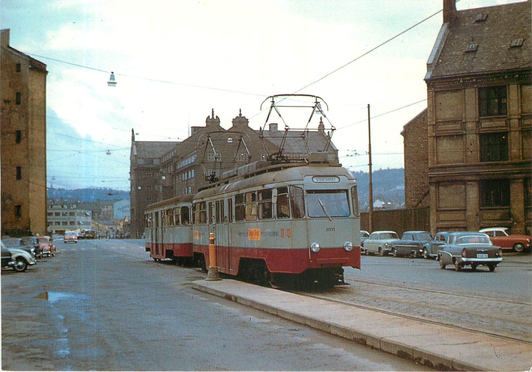CPM Ekebergbanen ved Vognmannsgata Motorvogn 1011 er bygget 
