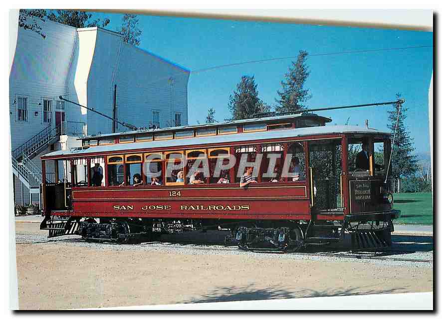 CPM San Jose Railroad Trolly Car 