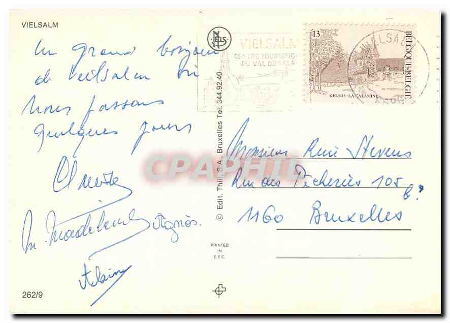 CPM Vielsalm  — Rückseite