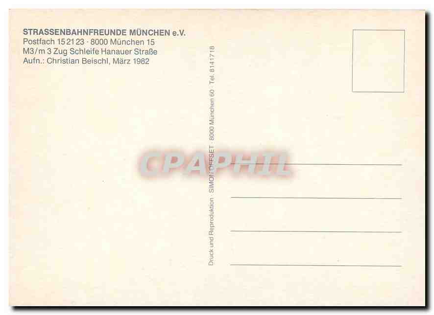 CPM Munchen — Rückseite