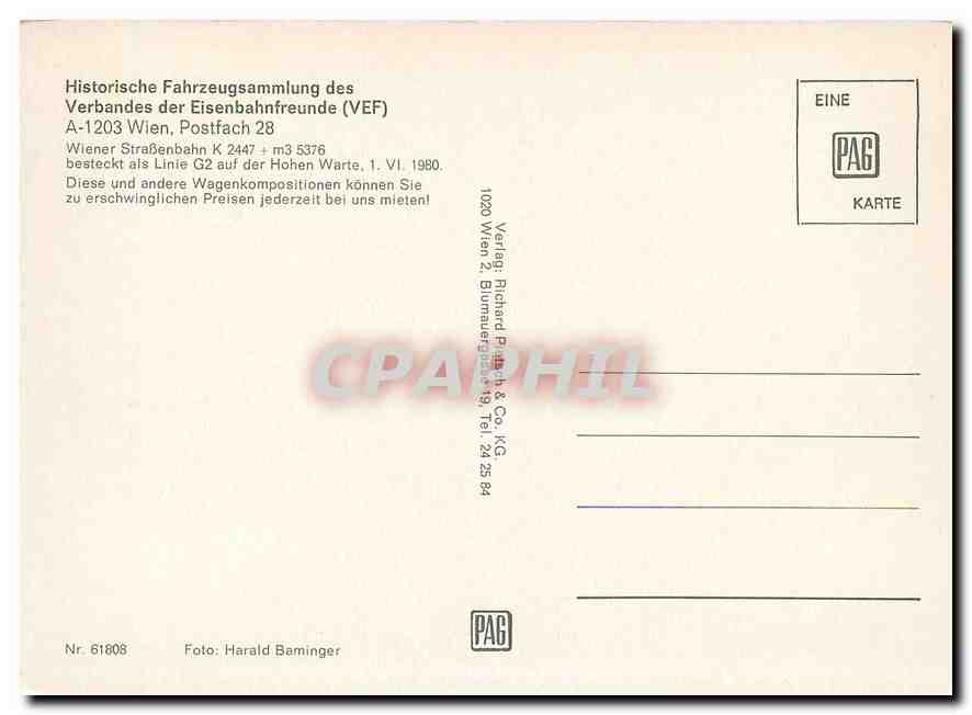 CPM Wien — Rückseite