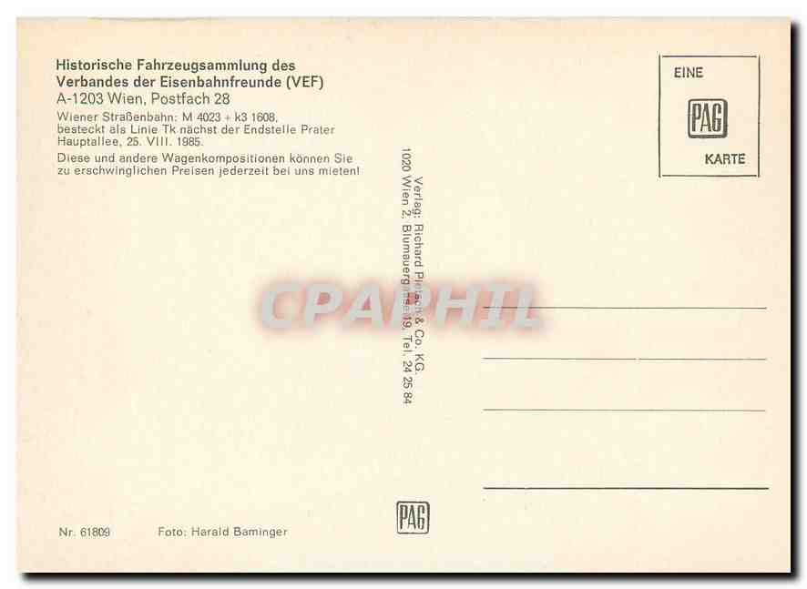 CPM Wien — Rückseite