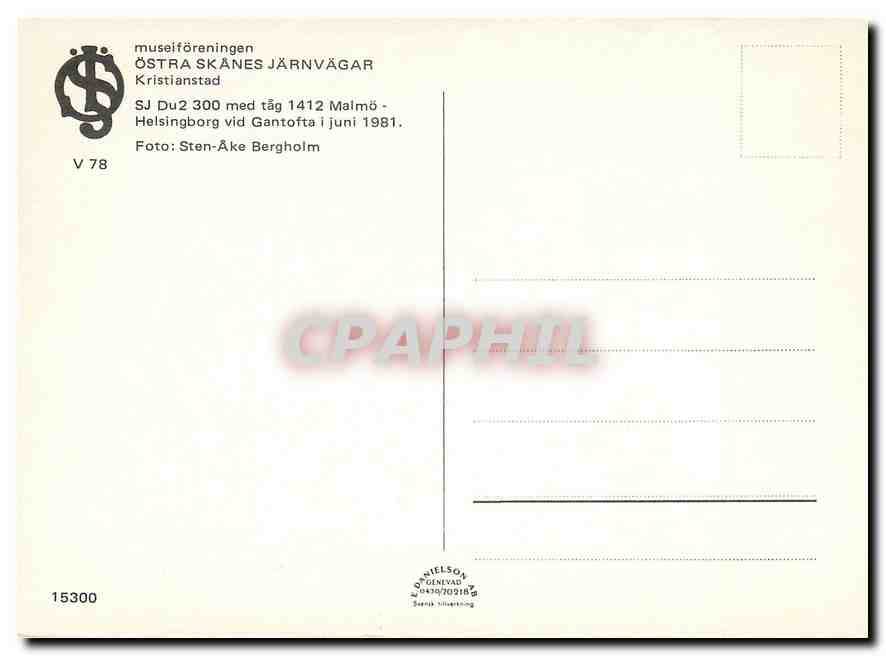 CPM Ostra Skanes Jarnvagar Kristianstad — Back