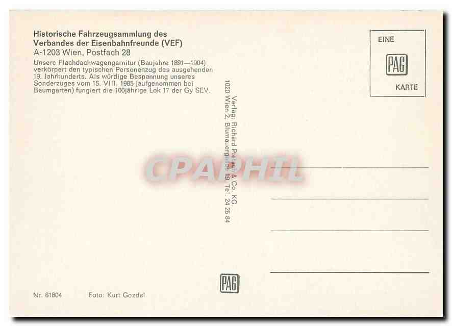 CPM Wien — Rückseite