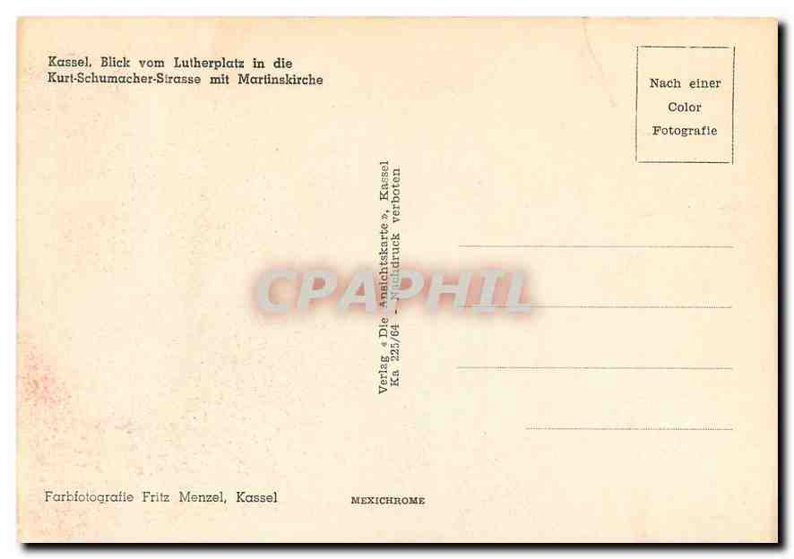 CPM Kassel  — Rückseite
