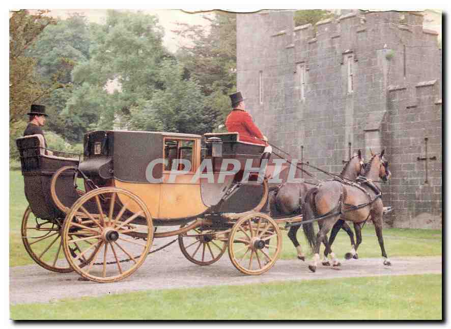 Coach à cheval de 1840 — Tullynally, comté de Westmeath — éditeur CPAPHIL