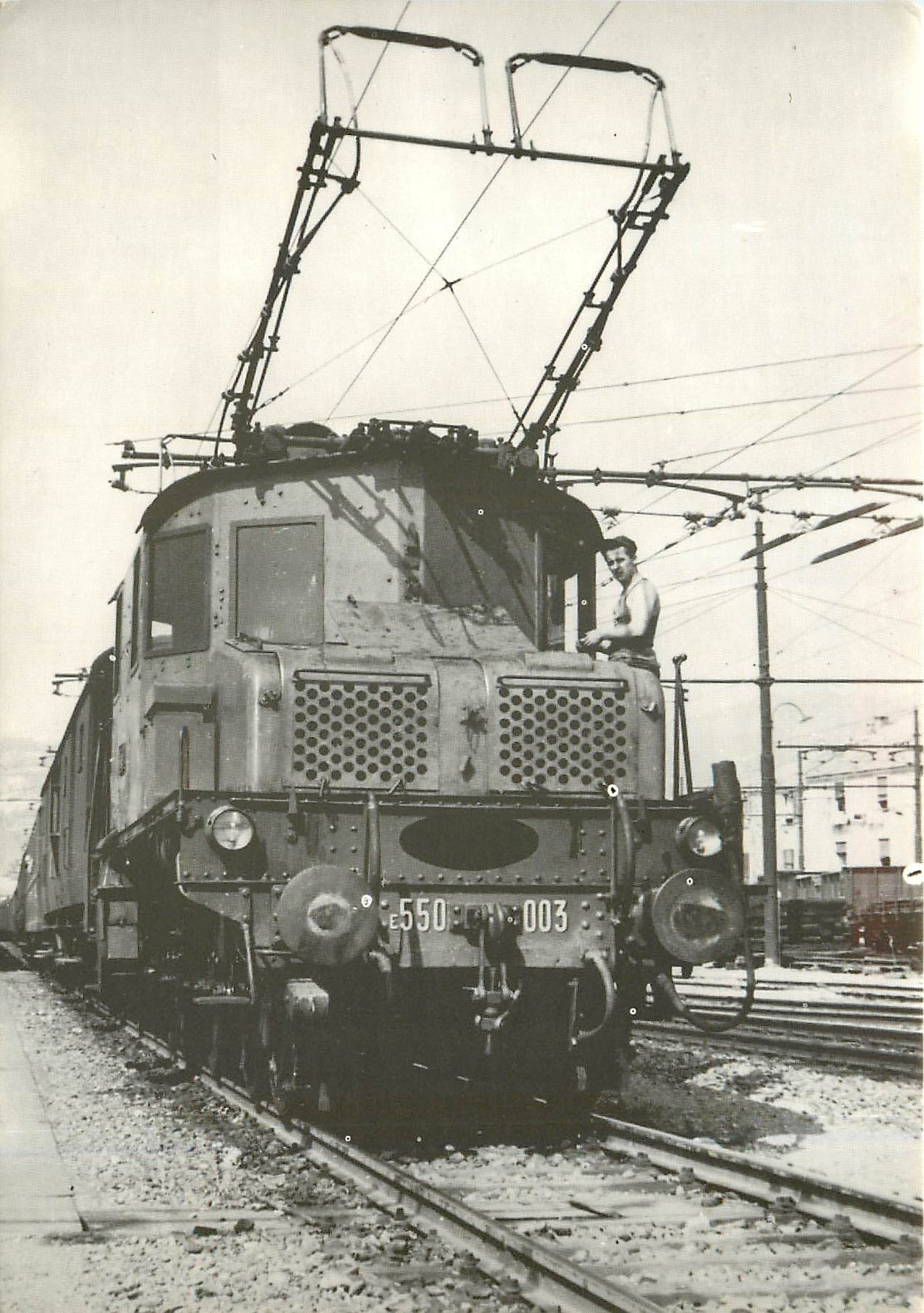 CPM Locomotiva CA Trifase FS Gr E 550 003