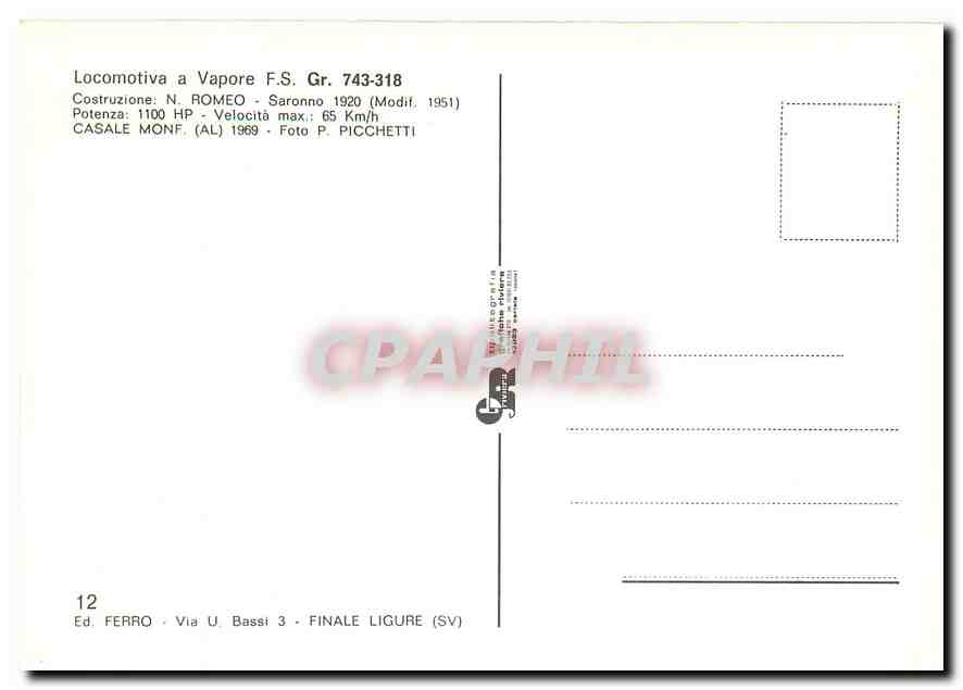 CPM GR 743 318 — Rückseite