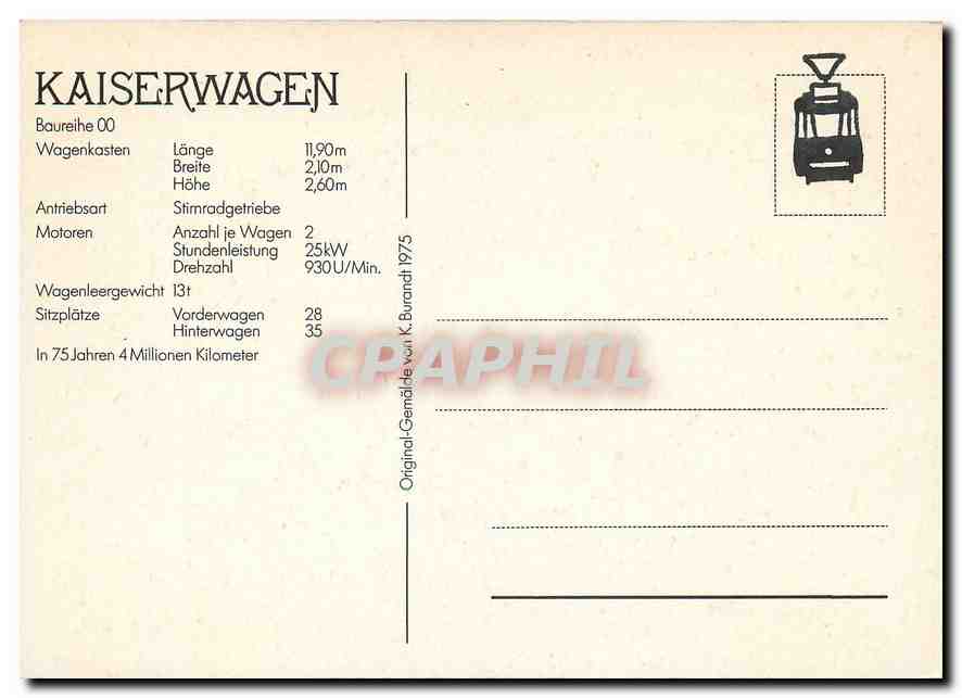 CPM Kaiserwagen — Rückseite