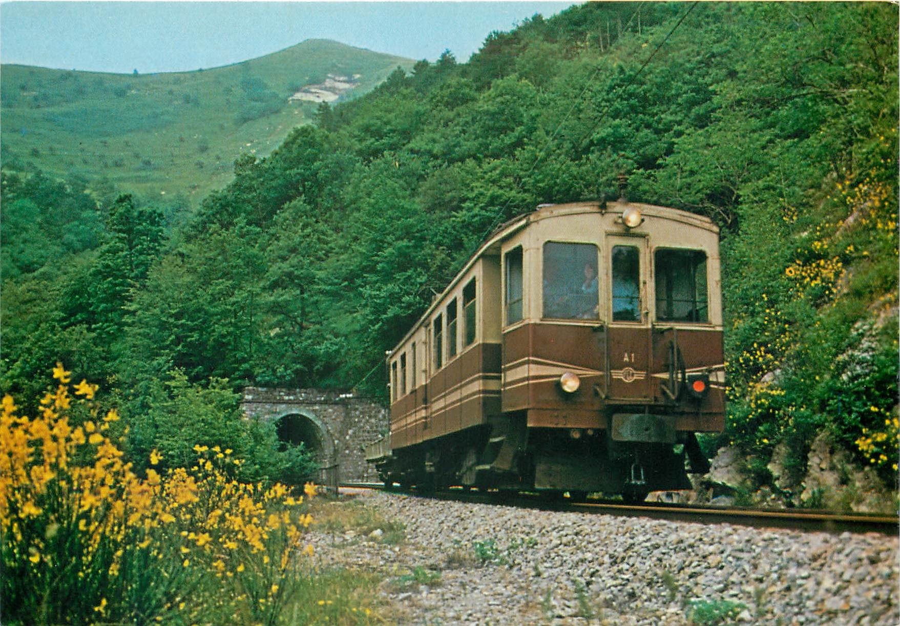 CPM Ferrovia Genova Casella Electric railcar and freight trailer 