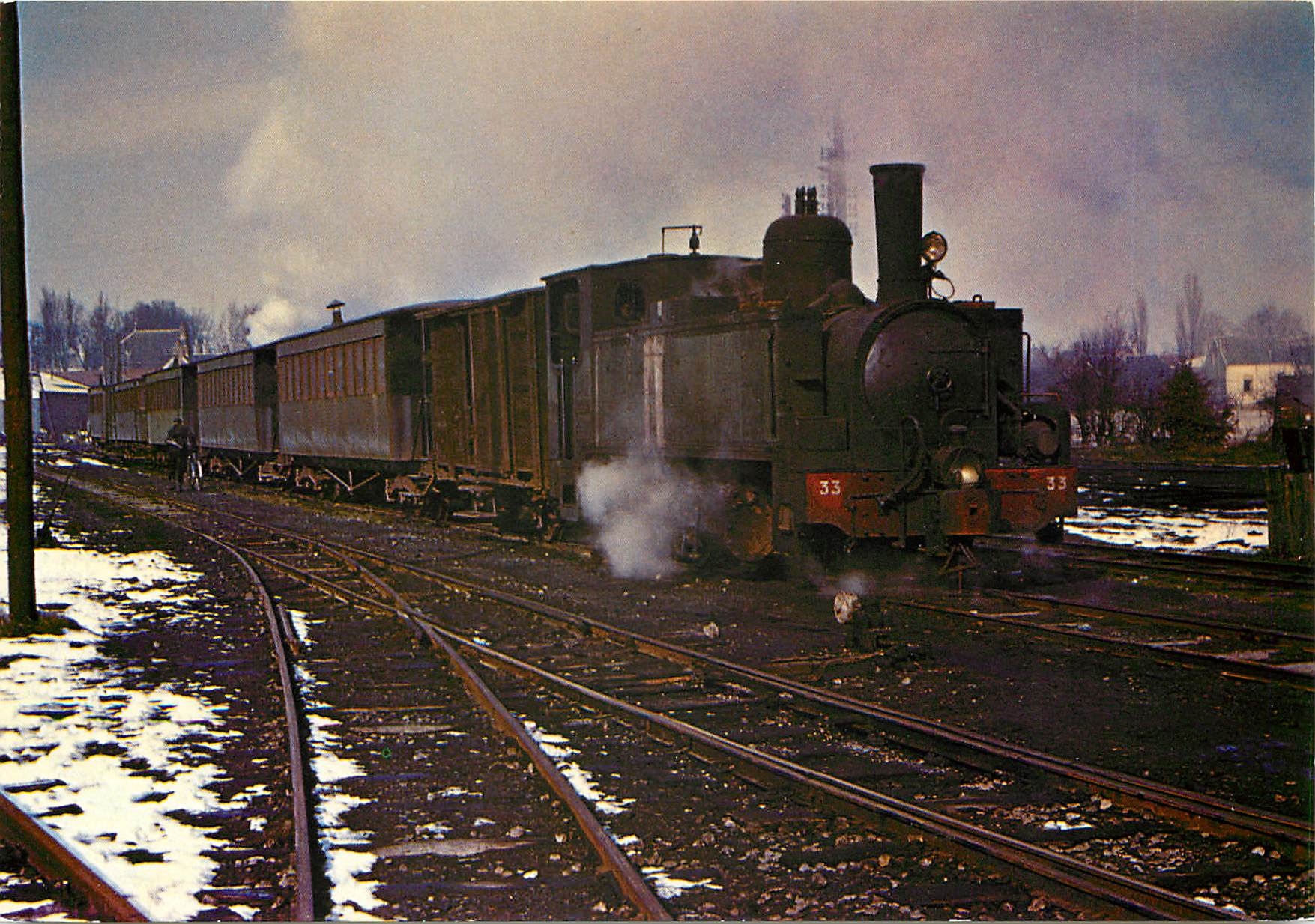 CPM Chemins de fer du Cambresis Gare de Caudry