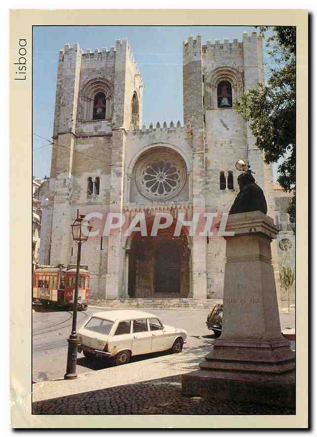 CPM Lisbonne La Cathedral Tramway