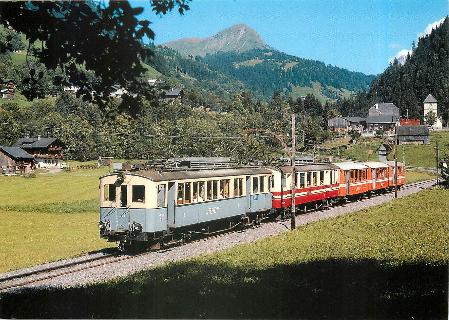 CPM Chemin de fer Aigle Sepeu Diablerets 