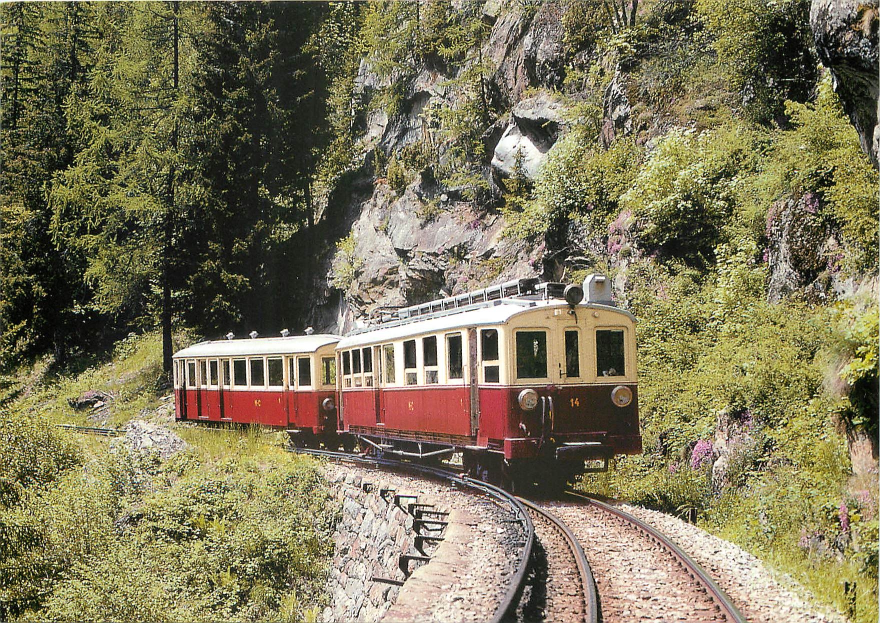 CPM Chemin de fer Martigny Chatelard