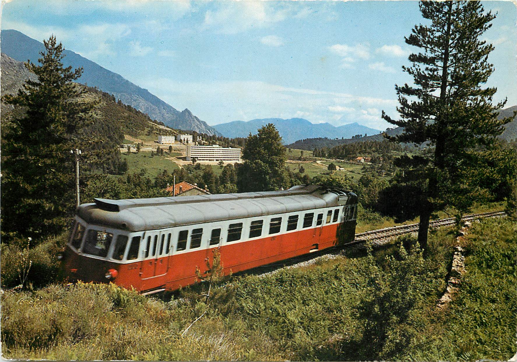 CPM Corse Tattone La Micheline Au loin le sanatorium