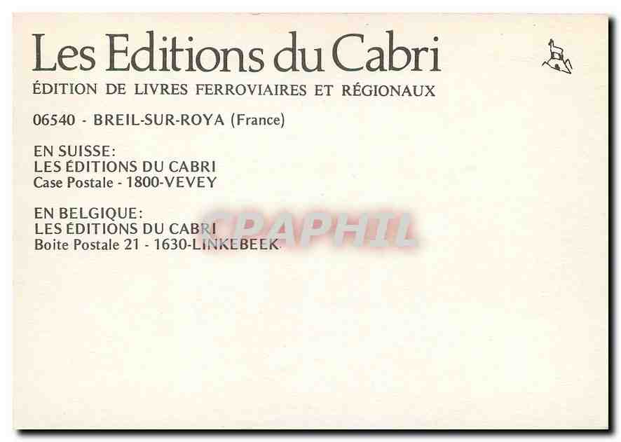 CPM Les editions du Cabri — Rückseite