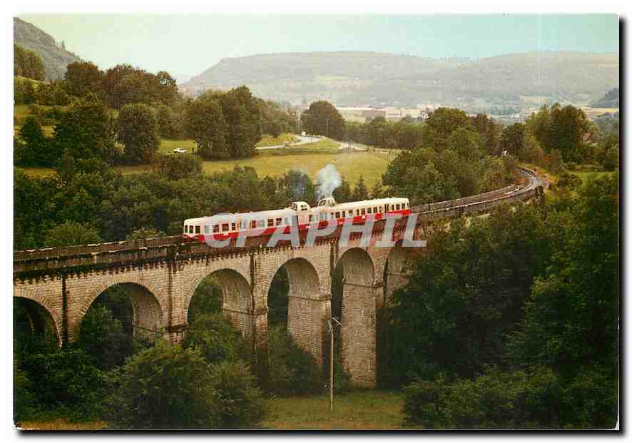 CPM Vallee de la Loue Viaduc de Maizieres Environs d'Ornans Bourgogne