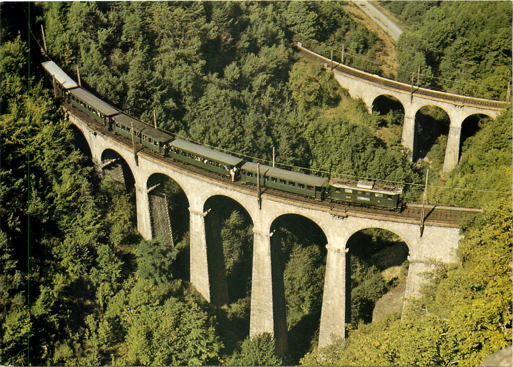 CPM Chemin de fer de la Mure Grenoble St Georges de Commiers Mure Monteynard