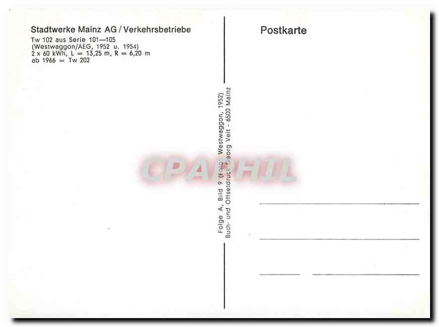 CPM Stadtwerke Mainz AG Verkehrsbetriebe  — Back