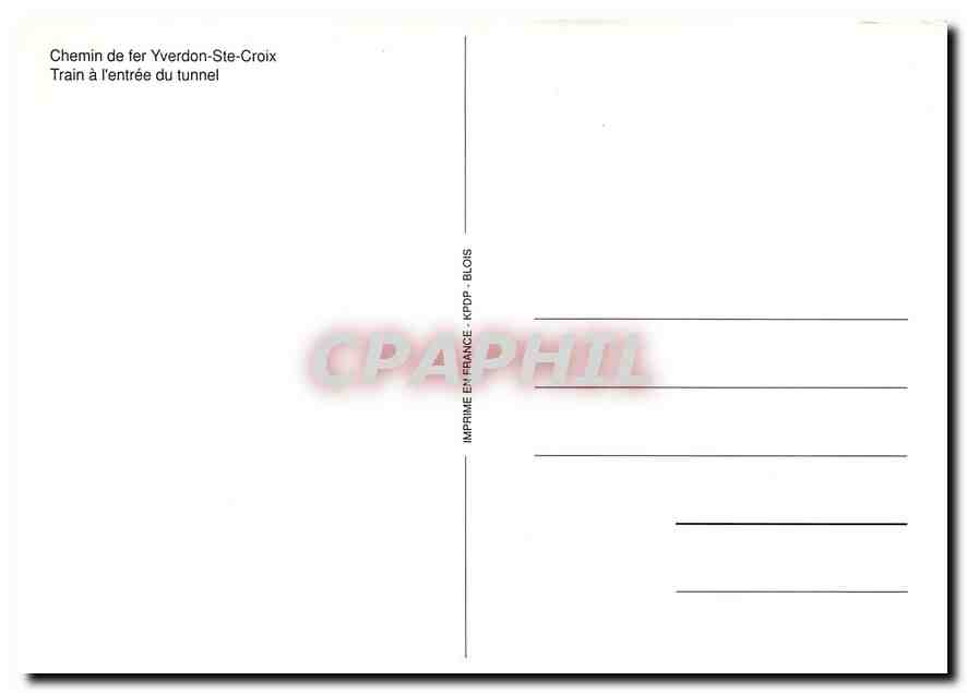 CPM Ste Croix les Rasses Jura Suisse — Rückseite