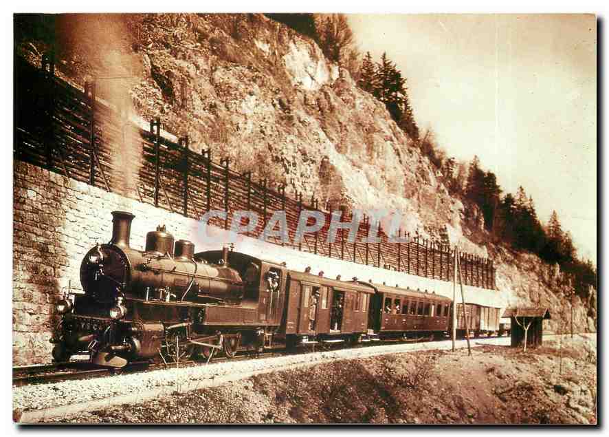 CPM chemin de Fer Yverdon Ste Croix Train a vapeur