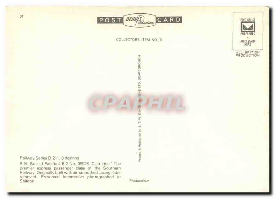 CPM SR Bulleid Pacific  — Verso