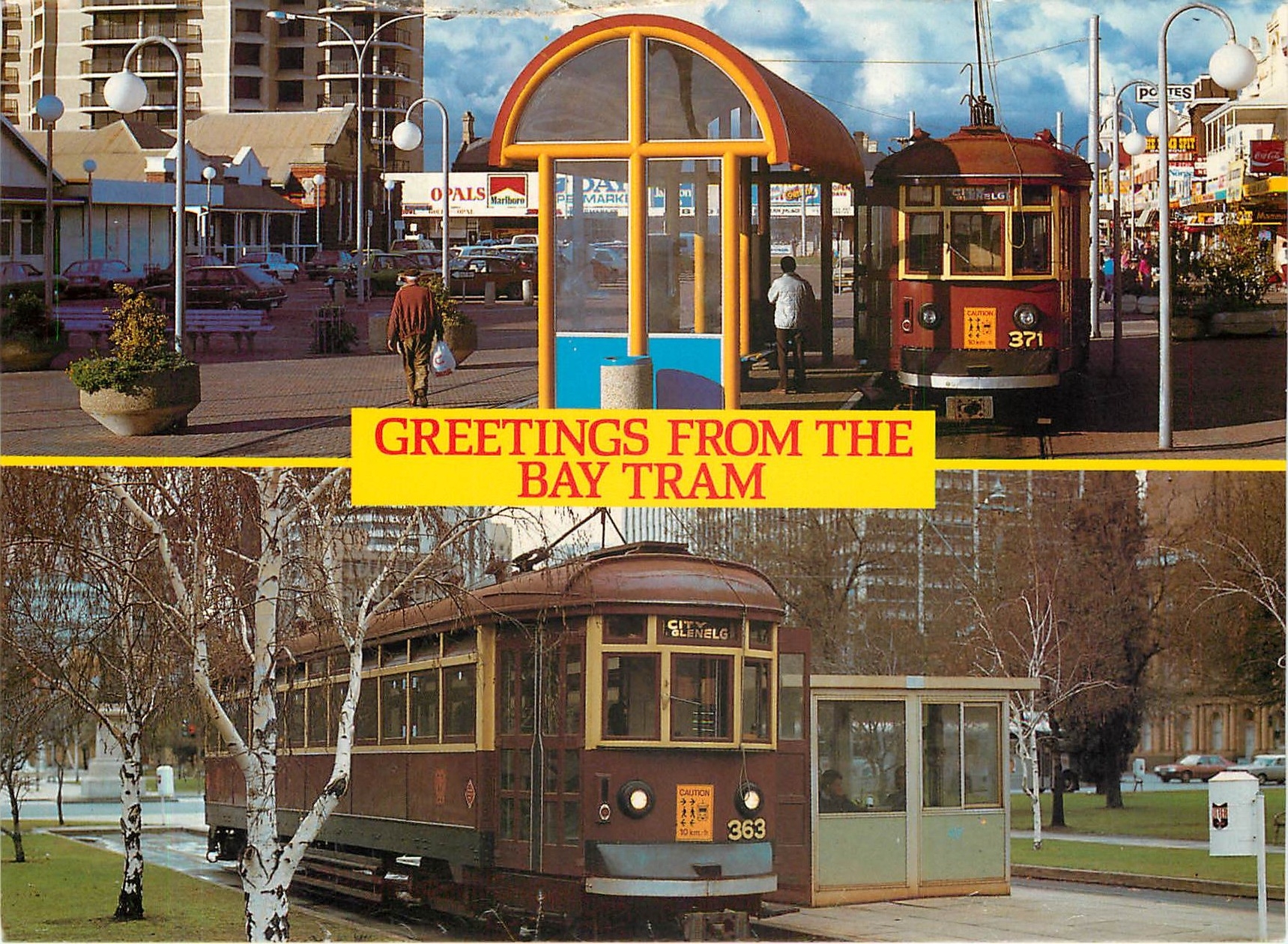 CPM Greetings from the Bay Tram 