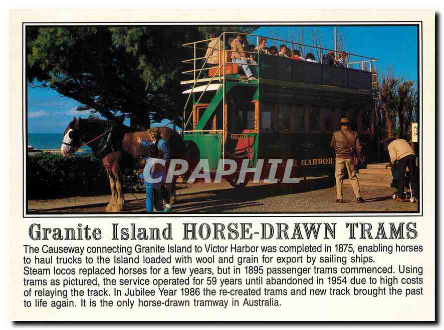CPM Granite Island Horse Drawn Trams 