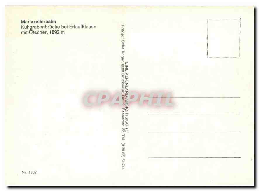 CPM Mariazellerbahn — Rückseite