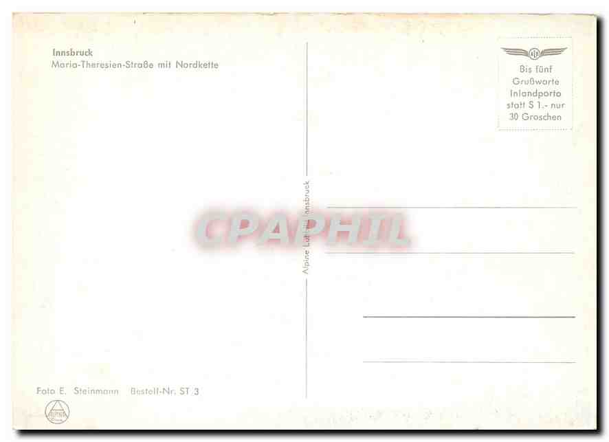 CPM Innsbruck  — Rückseite