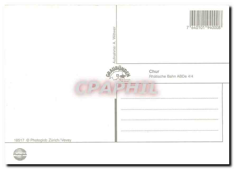 CPM Chur  — Rückseite